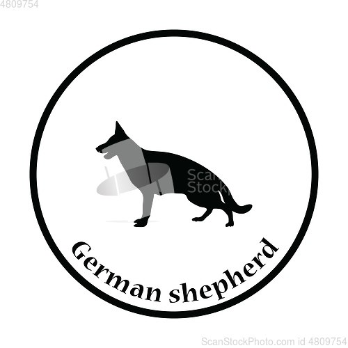 Image of German shepherd icon