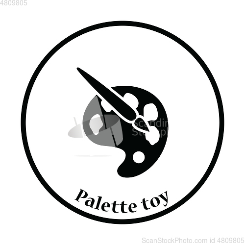 Image of Palette toy icon