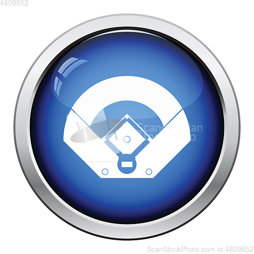 Image of Baseball field aerial view icon