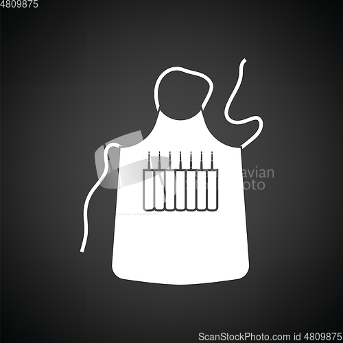 Image of Artist apron icon