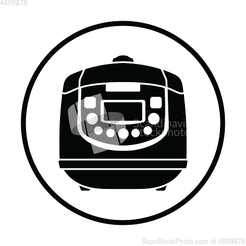 Image of Kitchen multicooker machine icon