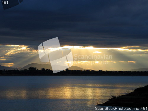 Image of Sun spread. Laos