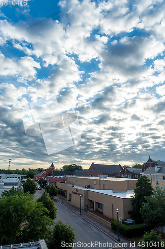 Image of Rock hill south carolina downtown in the morning