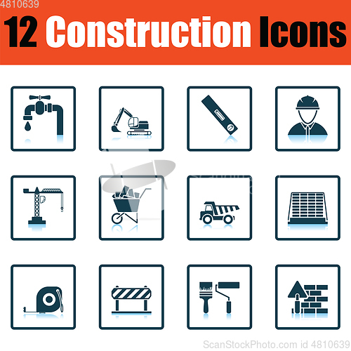 Image of Construction icon set