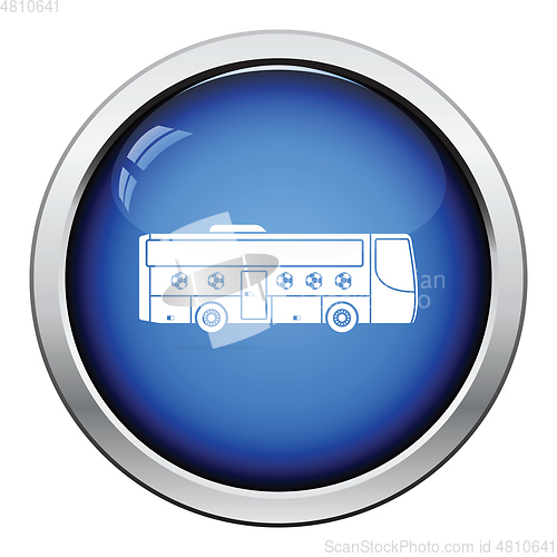 Image of Football fan bus icon