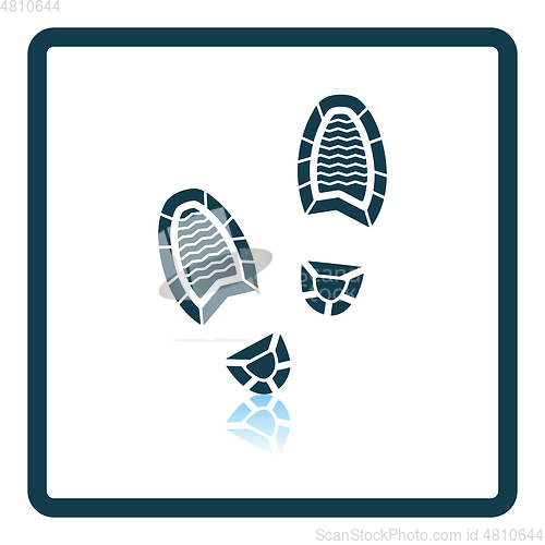Image of Man footprint icon