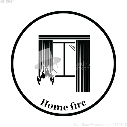 Image of Home fire icon