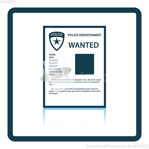 Image of Wanted poster icon
