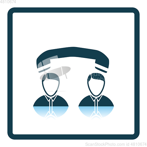 Image of Icon of Telephone conversation