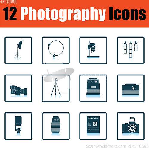 Image of Photography icon set