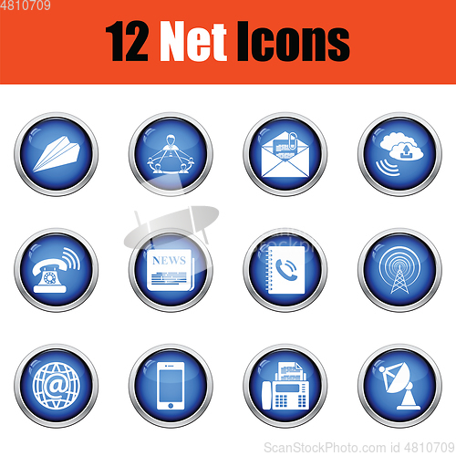 Image of Communication icon set