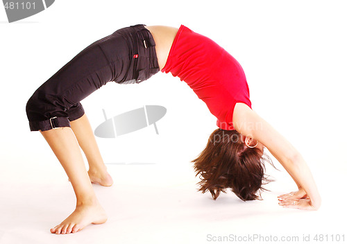 Image of Excersising woman