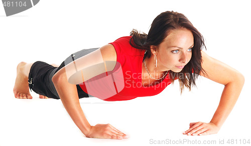 Image of Excersising woman