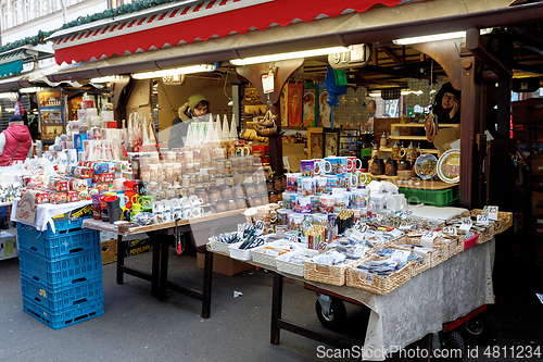 Image of Souvenir shop at famous Havel Market in second week of Advent in