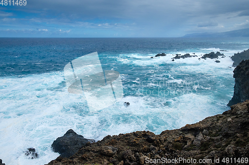 Image of natural swimming pools on Tenerife island