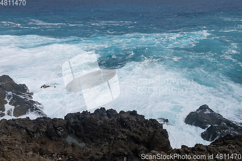 Image of natural swimming pools on Tenerife island