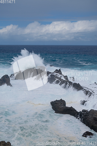 Image of natural swimming pools on Tenerife island