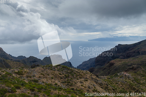 Image of view on Teno Mountains