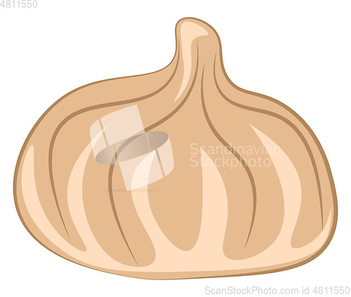 Image of Asian steamed dumplings with meat is yummy and delicious vector 