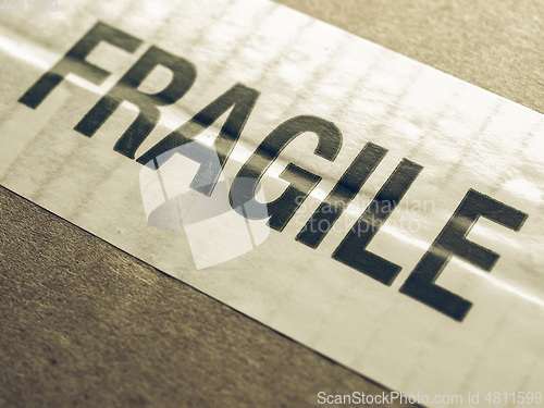 Image of Vintage looking Fragile