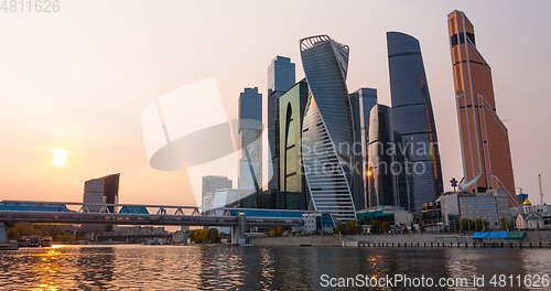 Image of Moscow city (Moscow International Business Center) , Russia