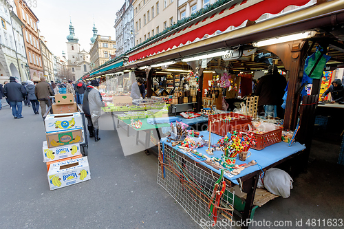 Image of Souvenir shop at famous Havel Market in second week of Advent in