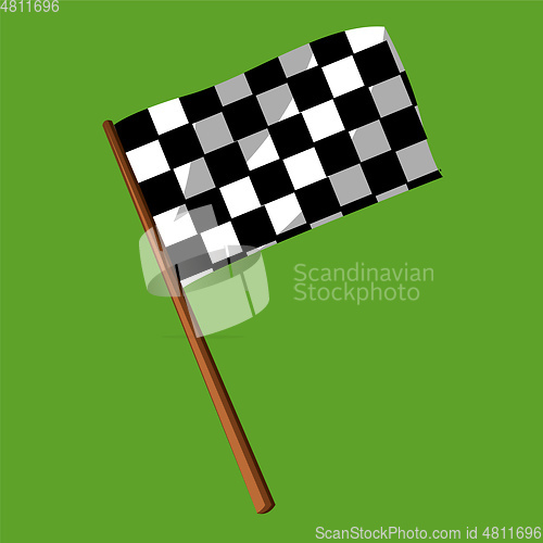 Image of Flag vector color illustration.