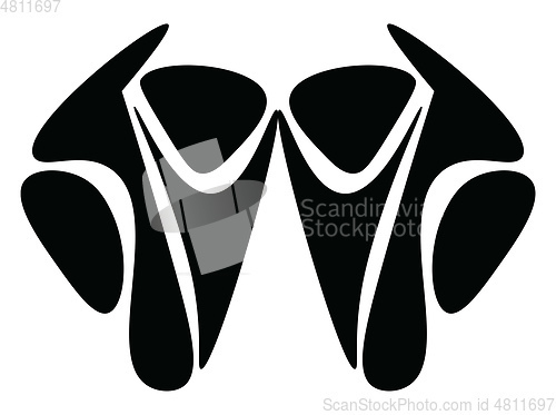 Image of Abstract mask vector or color illustration