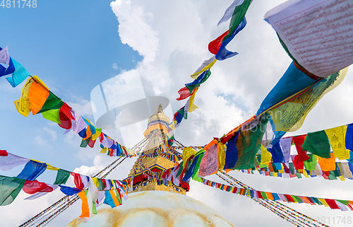 Image of Boudhanath Stupa in Kathmandu, Nepal