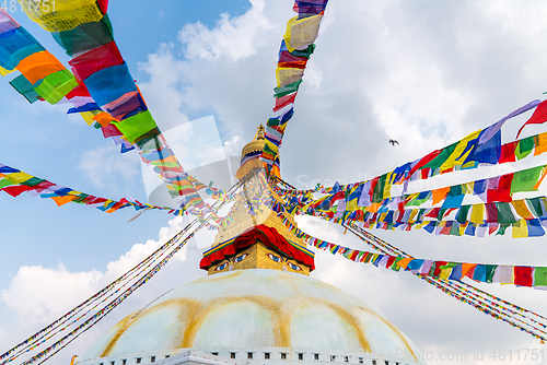 Image of Boudhanath Stupa in Kathmandu, Nepal