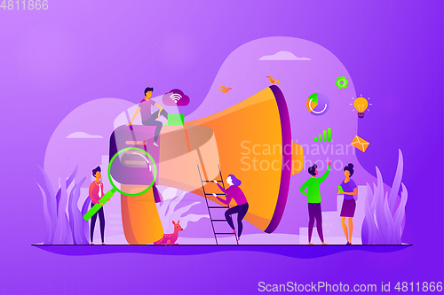 Image of Marketing team concept vector illustration