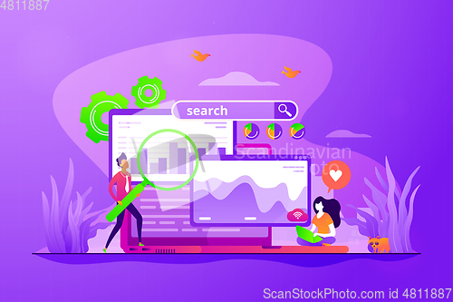 Image of SEO optimization concept vector illustration