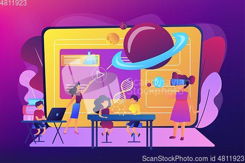 Image of Smart spaces concept vector illustration