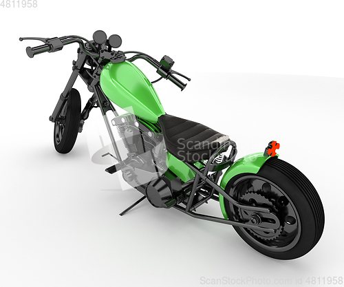 Image of A motorcycle vector or color illustration