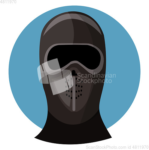 Image of Face Mask vector color illustration.