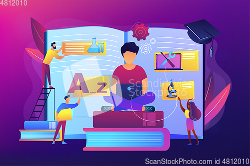 Image of Personalized learning concept vector illustration