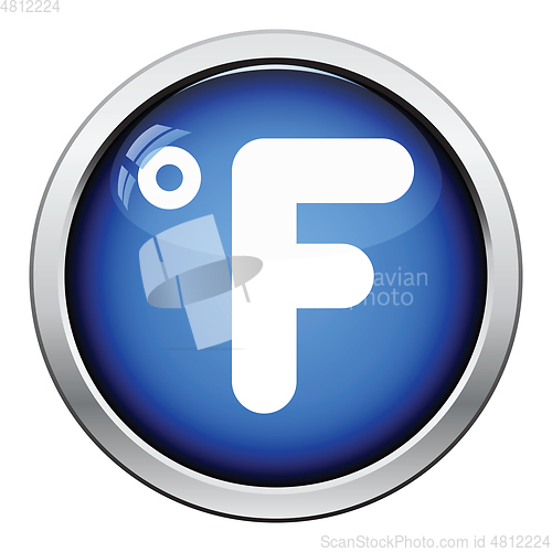 Image of Fahrenheit degree icon