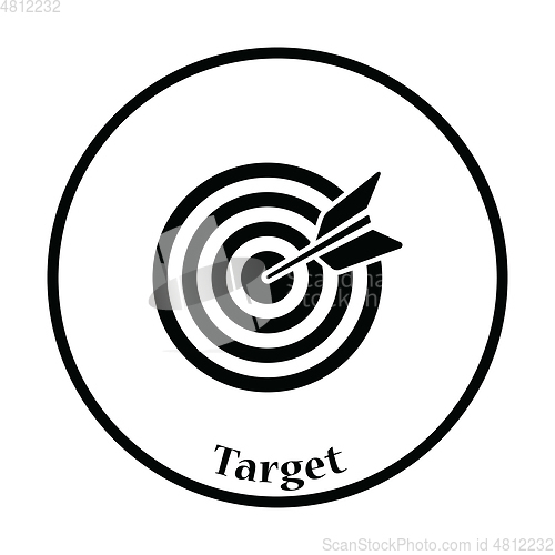 Image of Icon of Target with dart