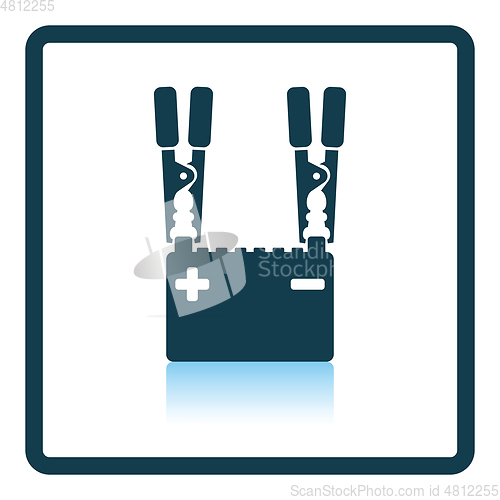 Image of Car battery charge icon