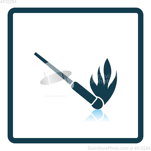 Image of Burning matchstik icon