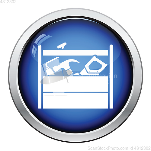 Image of Retro tool box icon