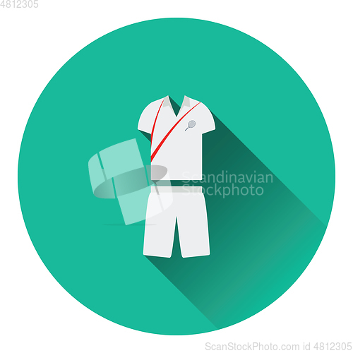 Image of Tennis man uniform icon