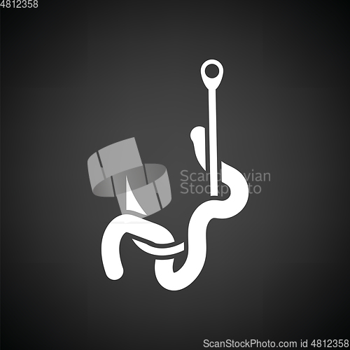 Image of Icon of worm on hook