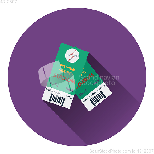 Image of Baseball tickets icon