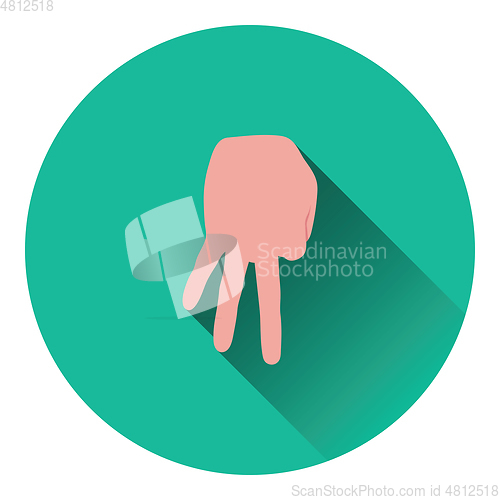 Image of Baseball catcher gesture icon