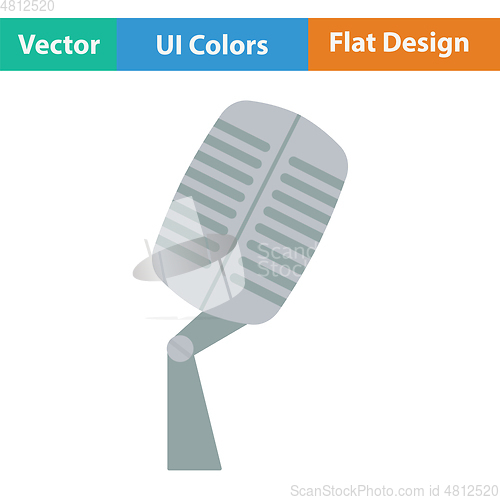 Image of Old microphone icon