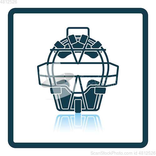 Image of Baseball face protector icon