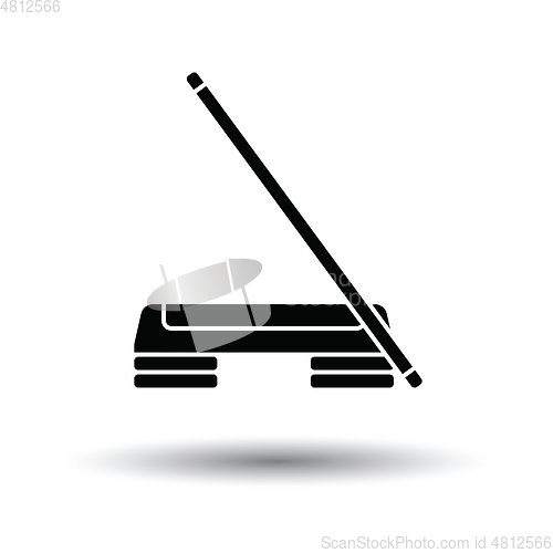 Image of Step board and stick icon