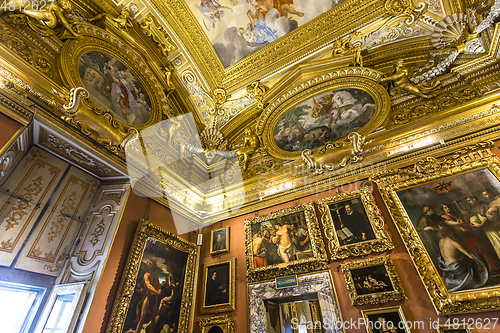 Image of interiors of Palazzo Pitti, Florence, Italy