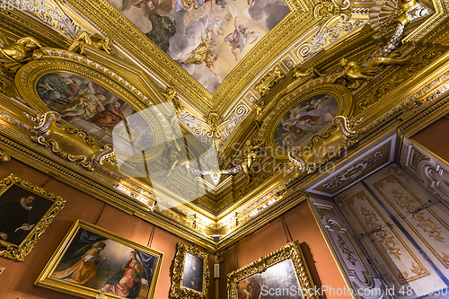 Image of interiors of Palazzo Pitti, Florence, Italy